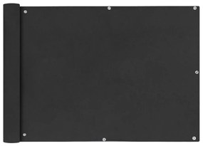 Διαχωριστικό Βεράντας Ανθρακί 75 x 400 εκ. από Ύφασμα Oxford - Ανθρακί