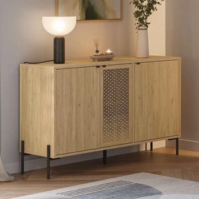 Μπουφές Naive Megapap χρώμα sapphire oak 126x40x80εκ. - GP037-0240,1