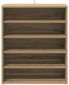 vidaXL Παπουτσοθήκη Αρτισιανή Δρυς 60x35x70 εκ. Επεξεργασμένο Ξύλο