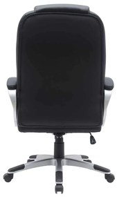 BF6950W Πολυθρόνα Γραφείου Διευθυντή, Pu Μαύρο 65x70x110/120cm