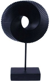 Διακοσμητικό Τοτέμ Soch 022800 22x8x38cm Black Πολυρεσίνη