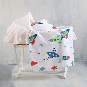 Σεντόνι Βρεφικό Astronio Multi Ρυθμός Crib 80x110cm 100% Cotton
