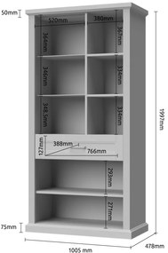 Βιτρίνα Tahoma 3D1S-Anthraki