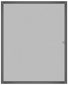 vidaXL Σήτα Εντόμων για Παράθυρα Ανθρακί 80 x 100 εκ.