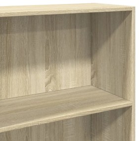 vidaXL Βιβλιοθήκη Sonoma Δρυς 60x30x152 εκ. από Επεξεργασμένο Ξύλο