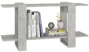 vidaXL Βιβλιοθήκη Ραφιέρα Γκρι Σκυρ. 100x30x51 εκ. Επεξεργασμένο Ξύλο