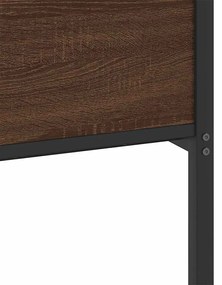 Πλαίσιο Κρεβατιού Χωρ. Στρώμα Καφέ Δρυς 120x200εκ. Επ. Ξύλο - Καφέ