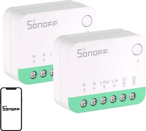 SONOFF MINIR4M (Extreme) Matter Switch, σετ 2 τεμαχίων