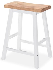 vidaXL Σετ Επίπλων Μπαρ 3 τεμ. Λευκό από MDF