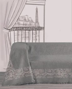 Makis Tselios Home Τριθέσιο Ριχτάρι 180x300cm Amazon3 Grey