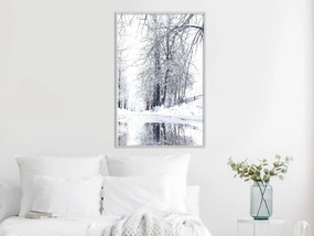 Αφίσα - Snowy Park - 40x60 - Χρυσό - Χωρίς πασπαρτού