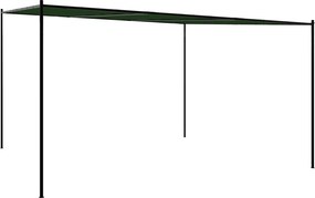 vidaXL Κιόσκι 4 x 3,98 x 2,67 μ Πράσινο Πολυεστέρας και Χάλυβας