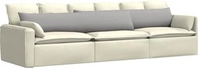 vidaXL Μαξιλάρι Καναπέ 2 pcs Σκίουρος Γκρί 200 x 40 εκ. ύφασμα