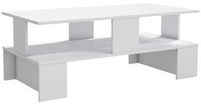 Τραπέζι σαλονιού Olly pakoworld λευκό 120x60x47εκ