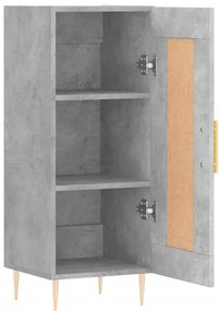 vidaXL Ντουλάπι Γκρι Σκυροδέματος 34,5x34x90 εκ. Επεξεργασμένο Ξύλο
