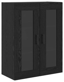 vidaXL Highboard Μαύρη Οξυά 69,5 x 34 x 180 εκ. Επεξεργασμένο ξύλο