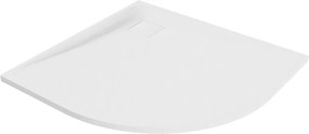 Mexen Bert ντουζιέρα ημικυκλική SMC 90 x 90 cm, λευκή - 4KR109090
