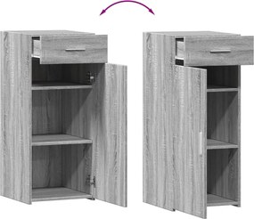 vidaXL Ντουλάπι Γκρι Sonoma 40x42,5x93 εκ. από Επεξεργασμένο Ξύλο