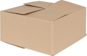 vidaXL Πτυσσόμενο Κουτί 50 pcs Φυσικό 30 x 30 x 15 cm Χαρτόνι
