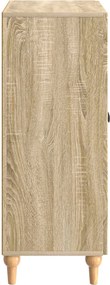 vidaXL Πλαϊνό γραφείο Sonoma Δρυς 66 x 34,5 x 90 εκ Επεξεργασμένο Ξύλο