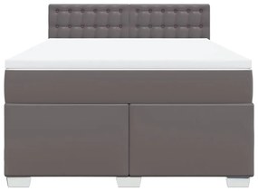 ΚΡΕΒΑΤΙ BOXSPRING ΜΕ ΣΤΡΩΜΑ ΓΚΡΙ 160X200ΕΚ. ΑΠΟ ΣΥΝΘΕΤΙΚΟ ΔΕΡΜΑ 3288430