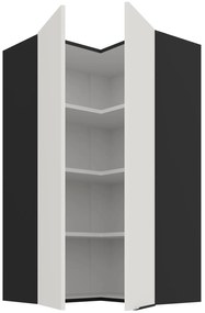 Κρεμαστό ντουλάπι γωνιακό Arianna 60x60 GN 108 2F-Λευκό