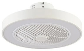 Ανεμιστήρας Οροφής LED 36W 3CCT Φ50 Chilko Inlight-101000310-Λευκό 101000310