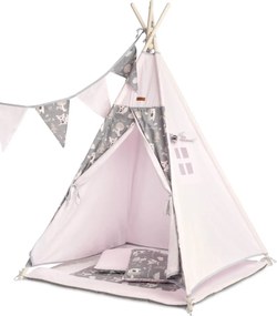 TeePee Tent - Meadow - Pink