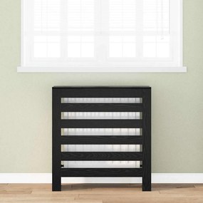 vidaXL Κάλυμμα Ραδιόρ Μαύρο Δρυ 78x20x82 εκ. Επεξεργασμένο Ξύλο