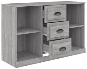 vidaXL Μπουφές Γκρι Sonoma 104,5x35,5x67,5 εκ. από Επεξεργασμένο Ξύλο