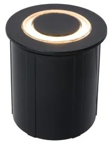 Επιδαπέδιο Φωτιστικό LED 3W IP65 3000K Μαύρο Circlet 8163 Nowodvorski-8163-Μαύρο 8163