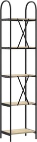 vidaXL Ράφι Βιβλίων Δρύς Sonoma 40 x 30 x 183 εκ Επεξεργασμένο ξύλο