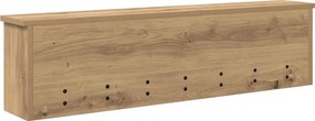 vidaXL Τοίχου Κρεμάστρα Artisan Oak 100 x 16 x 26 εκ