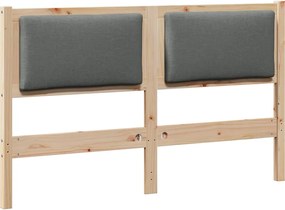 vidaXL Κεφαλάρι Άλλο Καφέ 140 cm Μασίφ ξύλο πεύκου