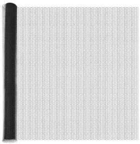 vidaXL Φράχτης Εξαγώνου Γκρι 1,5 x 100 μ PVC