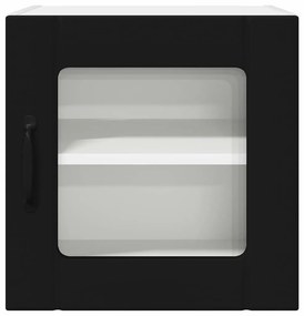 vidaXL Ραφιέρα τοίχου LUCCA 2 pcs Μαύρο 40 x 31 x 40 εκ.
