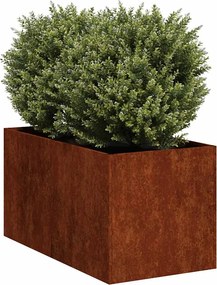 vidaXL Γλάστρα Κήπου Σκ rusty 40 x 80 x 40 cm