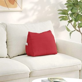 vidaXL Μαξιλάρι Πλάτης Κόκκινο 45 x 20 x 35 εκ. ύφασμα
