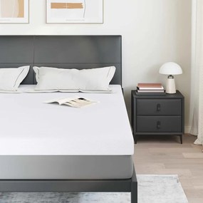 vidaXL Στρώματα Λευκό 180 x 200 cm 100% ύφασμα πολυεστέρα με τζακάρ