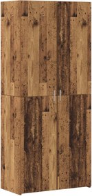 vidaXL Highboard Παλιό ξύλο 80 x 42 x 185 εκ