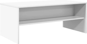 vidaXL Τραπεζάκι σαλονιού Λευκό 100 x 50 x 40 cm Επεξεργασμένο ξύλο