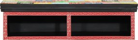 vidaXL Ντουλάπι TV Πολύχρωμο 80 x 30 x 22 εκ Επεξεργασμένο ξύλο