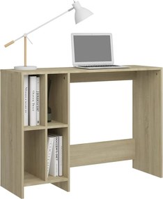 vidaXL Γραφείο Notebook Sonoma Oak 102,5 x 35 x 75 εκ. από Επεξ. Ξύλο