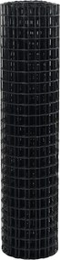 vidaXL Φράχτης Εuro Γκρι 1,2 x 25 m Σίδηρος με επικάλυψη PVC