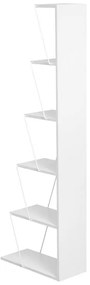 Βιβλιοθήκη mini Tars λευκό 50x22x150εκ 50x22x150 εκ.