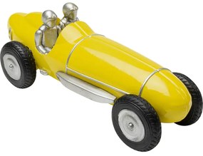 Διακοσμητικό Επιτραπέζιο Racing Car Κίτρινο 25,8x9,4x9 εκ. - Μαύρο