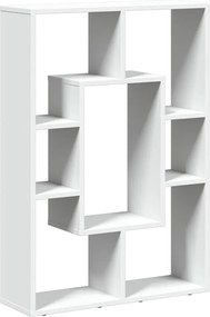 vidaXL Βιβλιοθήκη Λευκή 63x20x90 εκ. από Τεχνητό Ξύλο