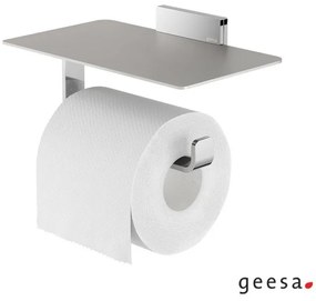Geesa Craft Χαρτοθήκη με Εταζέρα 19x11,6 εκ Inox Chrome