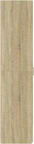 vidaXL Ντουλάπι Sonoma Δρυς 40x42,5x185 εκ. από Επεξεργασμένο Ξύλο