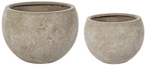 Κασπώ Sand Τσιμέντο Γκρι (Σετ 2Τμχ) 55x55x39εκ. - Γκρι
